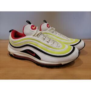 Nike Air Max 97 White/Rush Pink-Black-Volt (CI9871 100) 4H Size 13